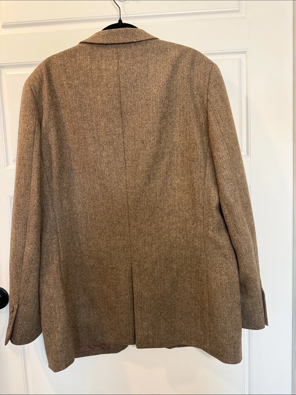 J. Crew Brown Tweed Herringbone Blazer in 44L